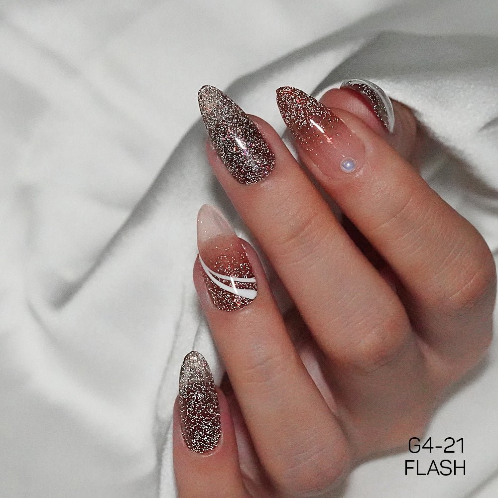 LAVIS Glitter G04 - 21 - Gel Polish 0.5 oz - Couture Collection - DTK Nail Supply