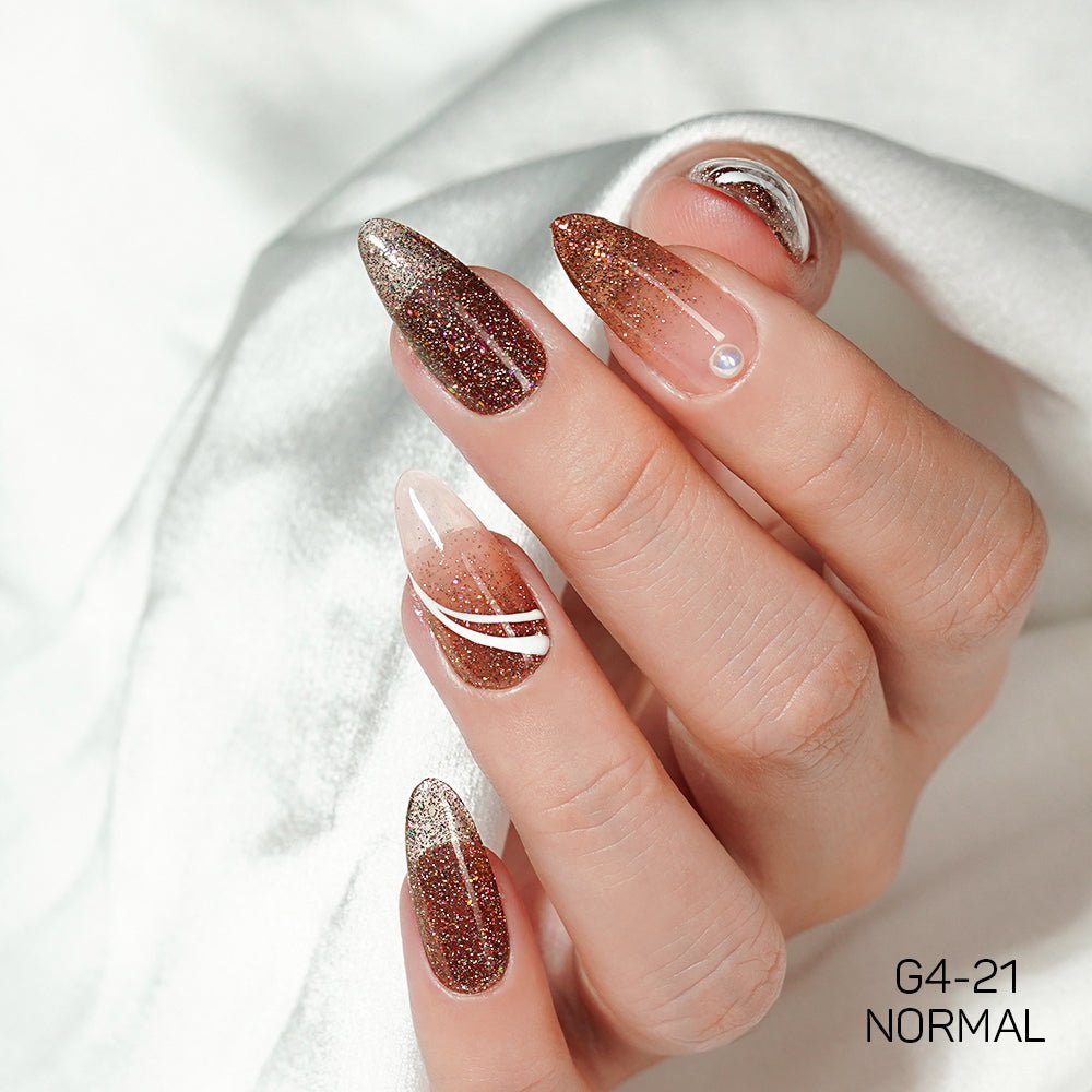 LAVIS Glitter G04 - 21 - Gel Polish 0.5 oz - Couture Collection - DTK Nail Supply