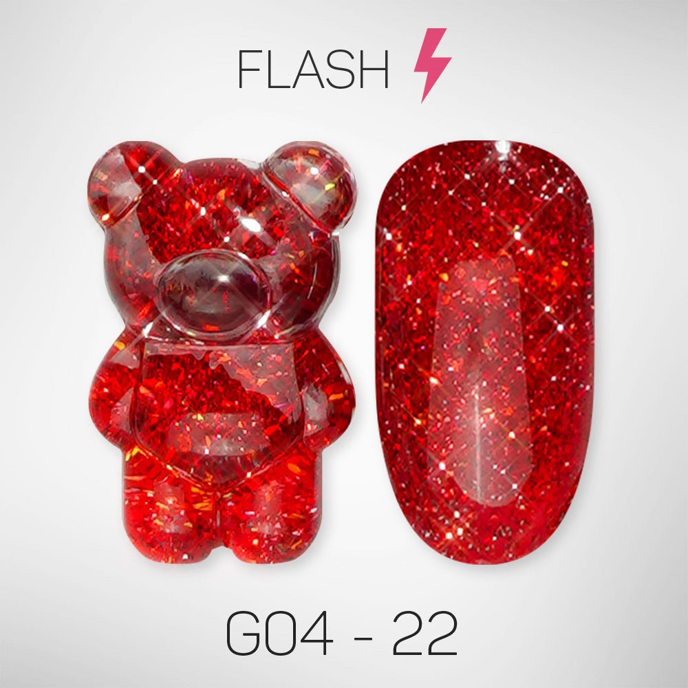 LAVIS Glitter G04 - 22 - Gel Polish 0.5 oz - Couture Collection - DTK Nail Supply