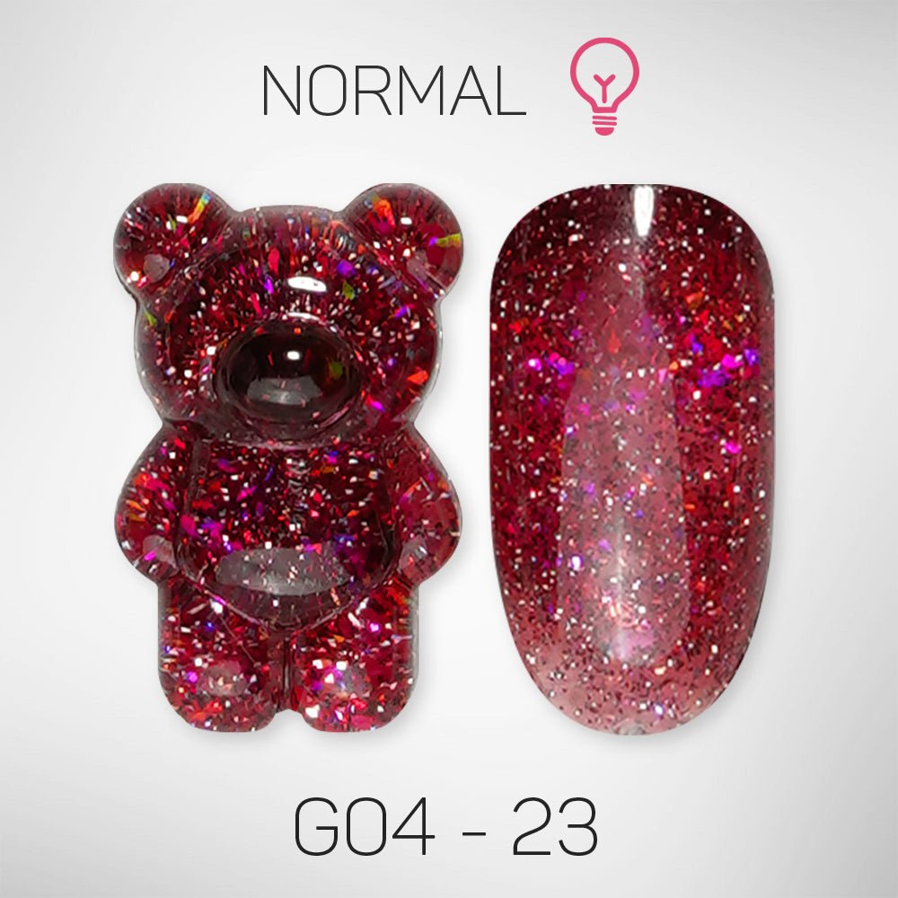 LAVIS Glitter G04 - 23 - Gel Polish 0.5 oz - Couture Collection - DTK Nail Supply