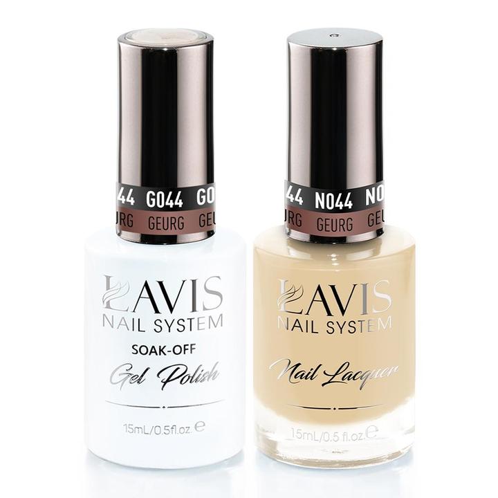 LAVIS Holiday Gift Bundle: 4 Gel & Lacquer, 1 Base Gel, 1 Top Gel - 044, 045, 069, 043 - DTK Nail Supply