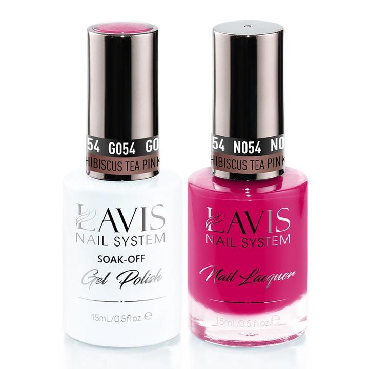 LAVIS Holiday Gift Bundle: 4 Gel & Lacquer, 1 Base Gel, 1 Top Gel - 054, 094, 095, 083 - DTK Nail Supply