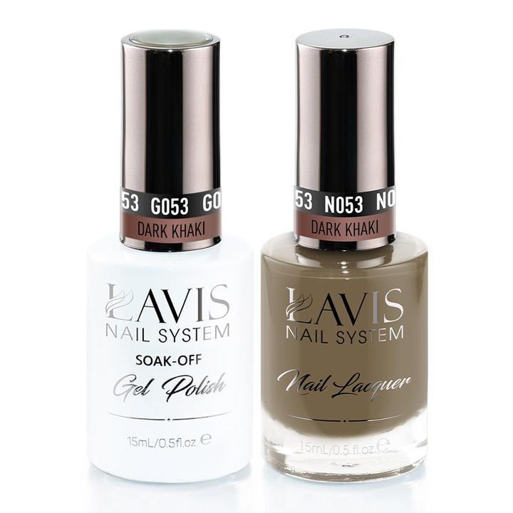 LAVIS Holiday Gift Bundle: 4 Gel & Lacquer, 1 Base Gel, 1 Top Gel - 079, 053, 056, 012 - DTK Nail Supply