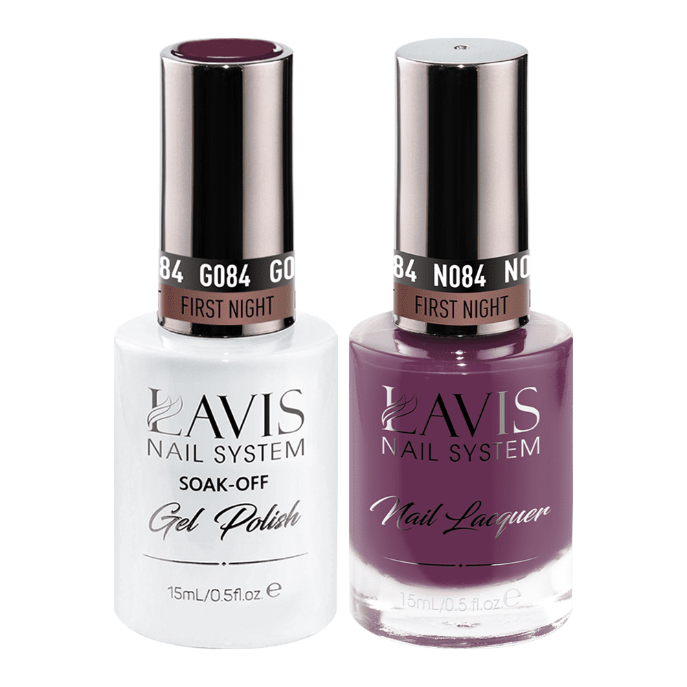 LAVIS Holiday Gift Bundle: 7 Gel & Lacquer, 1 Base Gel, 1 Top Gel - 054, 094, 095, 084, 083, 108, 079 - DTK Nail Supply