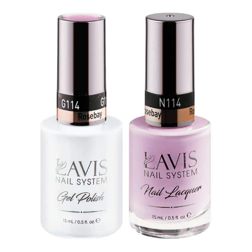 LAVIS Holiday Gift Bundle Set 1: 7 Gel & Lacquer, 1 Base Gel, 1 Top Gel - 109; 111; 112; 121; 118; 114; 110 - DTK Nail Supply