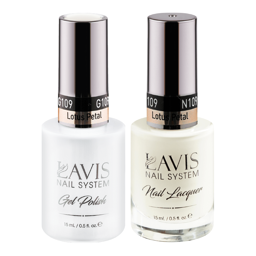 LAVIS Holiday Gift Bundle Set 1: 7 Gel & Lacquer, 1 Base Gel, 1 Top Gel - 109; 111; 112; 121; 118; 114; 110 - DTK Nail Supply