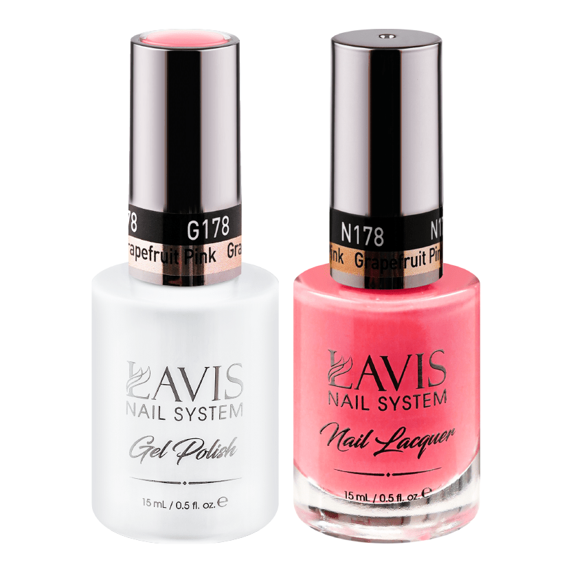 LAVIS Holiday Gift Bundle Set 10: 7 Gel & Lacquer, 1 Base Gel, 1 Top Gel - 132; 089; 182; 146; 164; 178; 168 - DTK Nail Supply