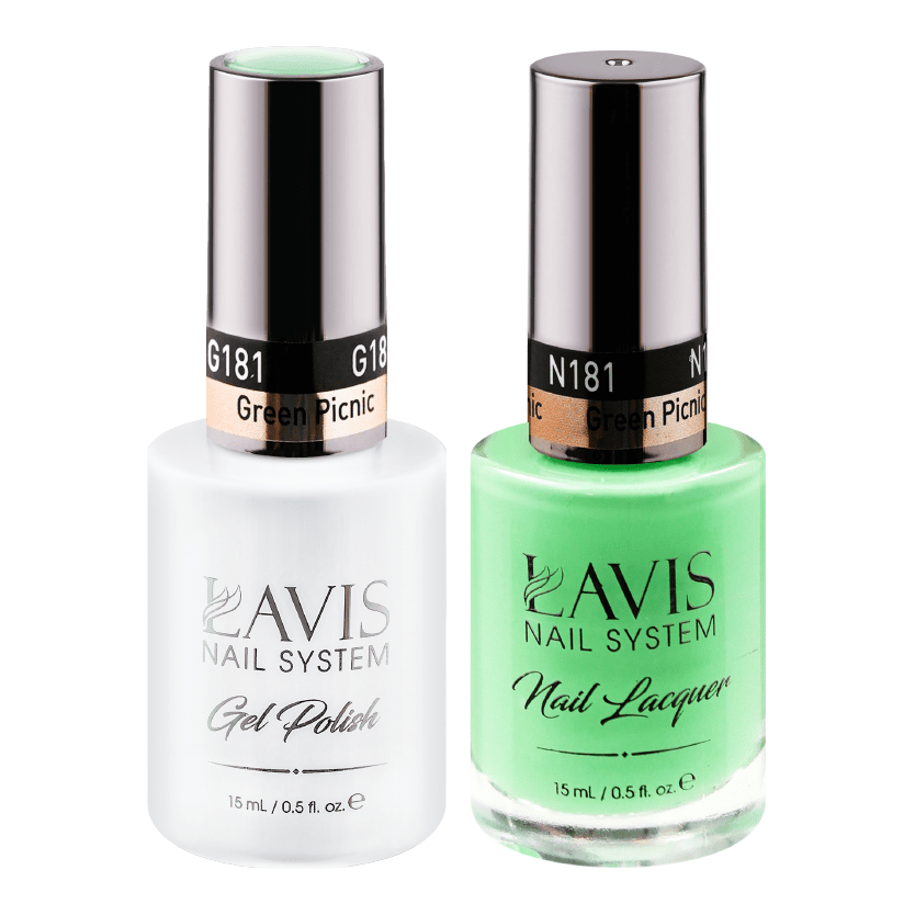 LAVIS Holiday Gift Bundle Set 11: 7 Gel & Lacquer, 1 Base Gel, 1 Top Gel - 181; 149; 161; 006; 189; 043; 170 - DTK Nail Supply