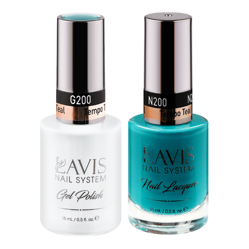 LAVIS Holiday Gift Bundle Set 13: 7 Gel & Lacquer, 1 Base Gel, 1 Top Gel - 163; 200; 180; 190; 140; 172; 186 - DTK Nail Supply