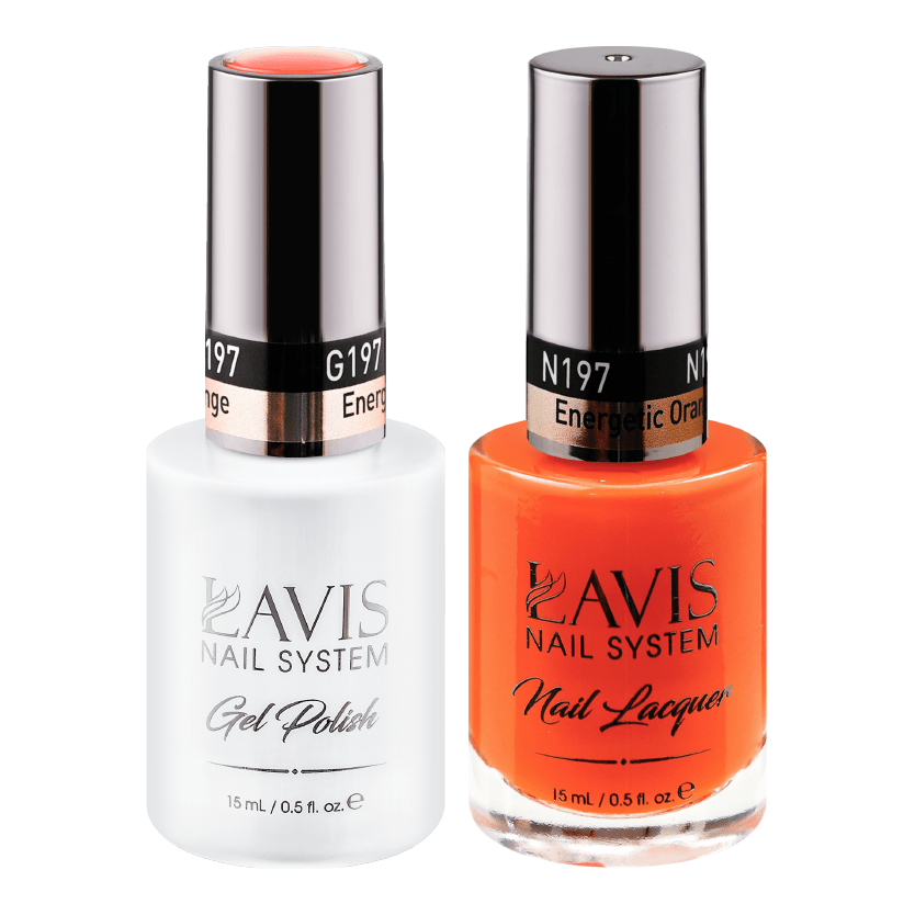 LAVIS Holiday Gift Bundle Set 14: 7 Gel & Lacquer, 1 Base Gel, 1 Top Gel - 085; 087; 088; 179; 183; 184; 197 - DTK Nail Supply