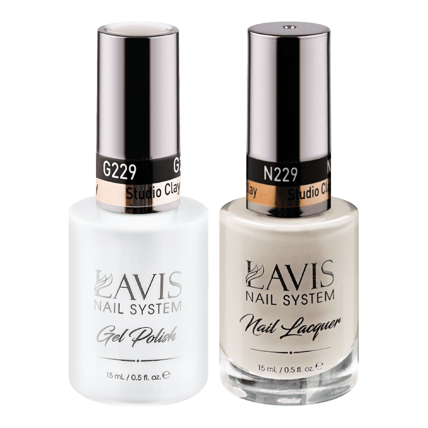 LAVIS Holiday Gift Bundle Set 15: 7 Gel & Lacquer, 1 Base Gel, 1 Top Gel - 229; 230; 231; 232; 233; 234; 235 - DTK Nail Supply