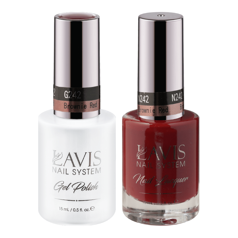 LAVIS Holiday Gift Bundle Set 16: 7 Gel & Lacquer, 1 Base Gel, 1 Top Gel - 242; 243; 244; 245; 246; 247; 248 - DTK Nail Supply