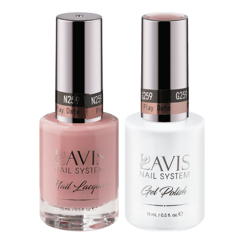 LAVIS Holiday Gift Bundle Set 17: 7 Gel & Lacquer, 1 Base Gel, 1 Top Gel - 253; 254; 255; 256; 257; 258; 259 - DTK Nail Supply