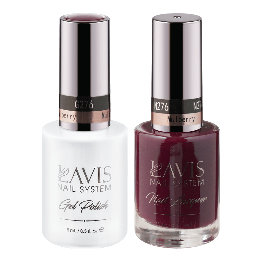 LAVIS Holiday Gift Bundle Set 19: 7 Gel & Lacquer, 1 Base Gel, 1 Top Gel - 239; 251; 252; 263; 264; 275; 276 - DTK Nail Supply
