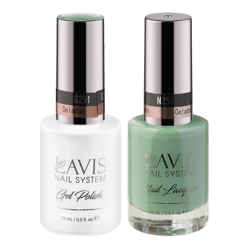 LAVIS Holiday Gift Bundle Set 19: 7 Gel & Lacquer, 1 Base Gel, 1 Top Gel - 239; 251; 252; 263; 264; 275; 276 - DTK Nail Supply
