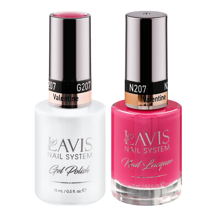 LAVIS Holiday Gift Bundle Set 22: 7 Gel & Lacquer, 1 Base Gel, 1 Top Gel - 205; 206; 207; 208; 209; 210; 213 - DTK Nail Supply