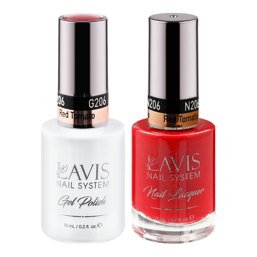 LAVIS Holiday Gift Bundle Set 22: 7 Gel & Lacquer, 1 Base Gel, 1 Top Gel - 205; 206; 207; 208; 209; 210; 213 - DTK Nail Supply