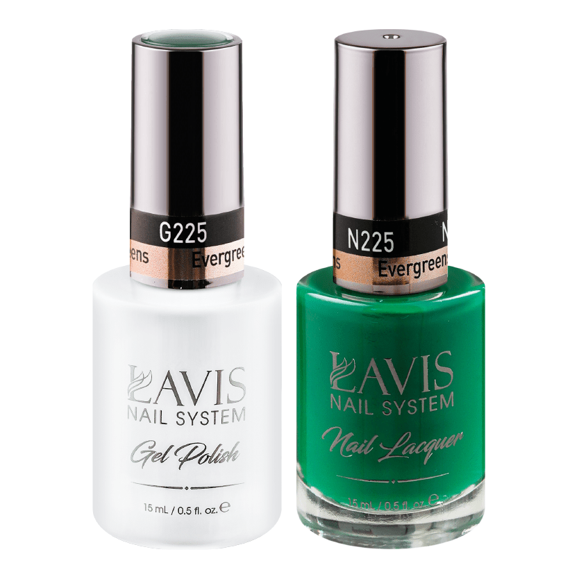 LAVIS Holiday Gift Bundle Set 23: 7 Gel & Lacquer, 1 Base Gel, 1 Top Gel - 217; 219; 220; 222; 225; 226; 228 - DTK Nail Supply