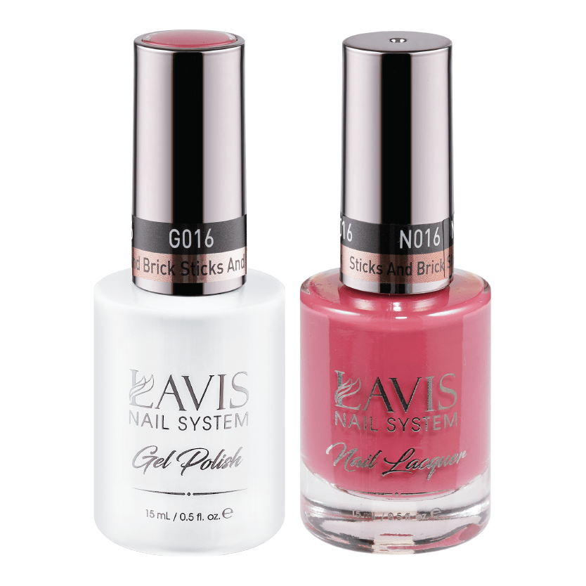 LAVIS Holiday Gift Bundle Set 24: 7 Gel & Lacquer, 1 Base Gel, 1 Top Gel - 027; 058; 016; 012; 042; 092; 091 - DTK Nail Supply