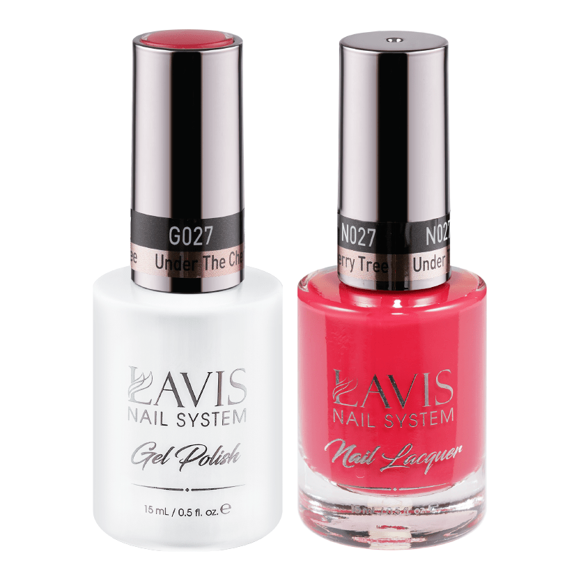 LAVIS Holiday Gift Bundle Set 24: 7 Gel & Lacquer, 1 Base Gel, 1 Top Gel - 027; 058; 016; 012; 042; 092; 091 - DTK Nail Supply