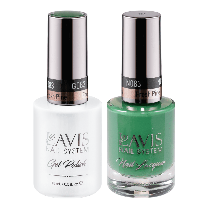 LAVIS Holiday Gift Bundle Set 25: 7 Gel & Lacquer, 1 Base Gel, 1 Top Gel - 094; 095; 108; 083; 101; 084; 104 - DTK Nail Supply