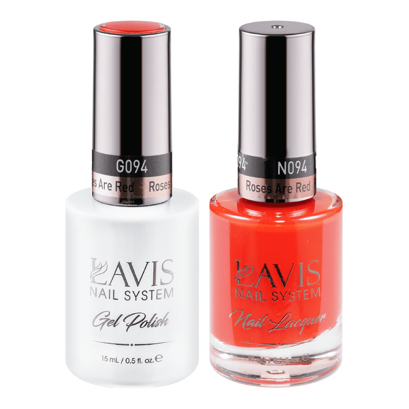 LAVIS Holiday Gift Bundle Set 25: 7 Gel & Lacquer, 1 Base Gel, 1 Top Gel - 094; 095; 108; 083; 101; 084; 104 - DTK Nail Supply