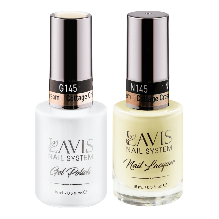 LAVIS Holiday Gift Bundle Set 3: 7 Gel & Lacquer, 1 Base Gel, 1 Top Gel - 145; 150; 115; 125; 147; 127; 128 - DTK Nail Supply