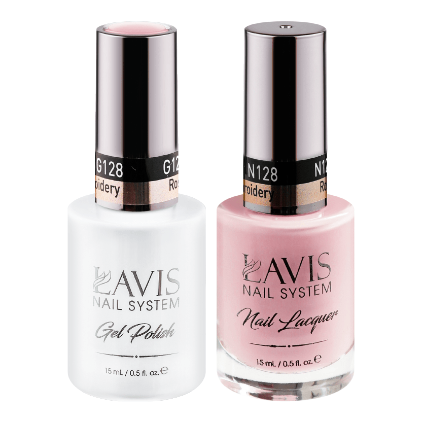 LAVIS Holiday Gift Bundle Set 3: 7 Gel & Lacquer, 1 Base Gel, 1 Top Gel - 145; 150; 115; 125; 147; 127; 128 - DTK Nail Supply