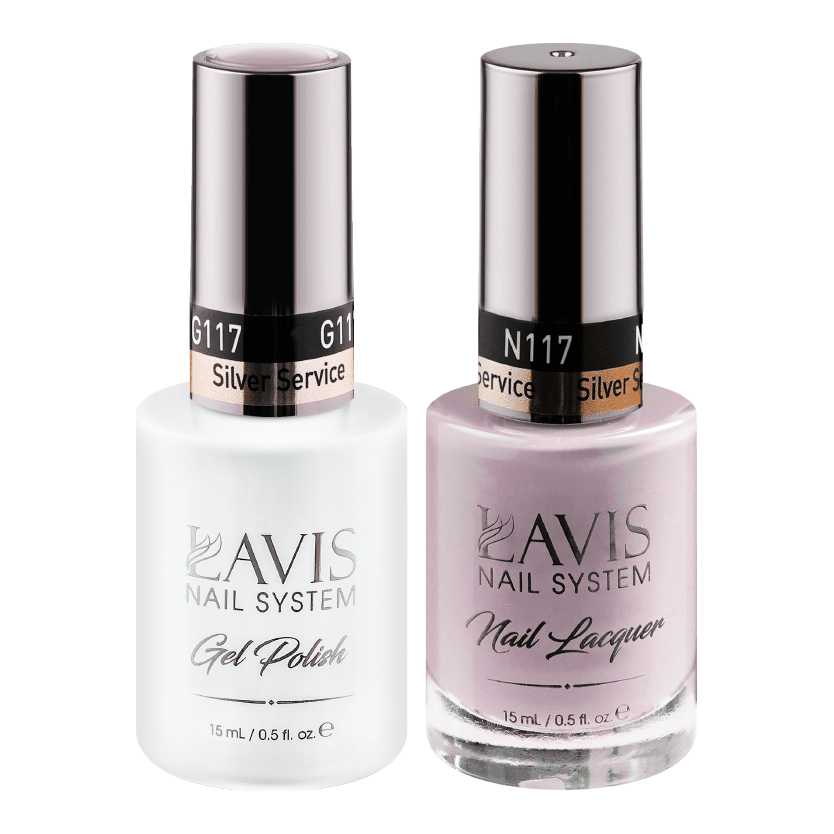 LAVIS Holiday Gift Bundle Set 5: 7 Gel & Lacquer, 1 Base Gel, 1 Top Gel - 117; 136; 153; 001; 135; 066; 140 - DTK Nail Supply