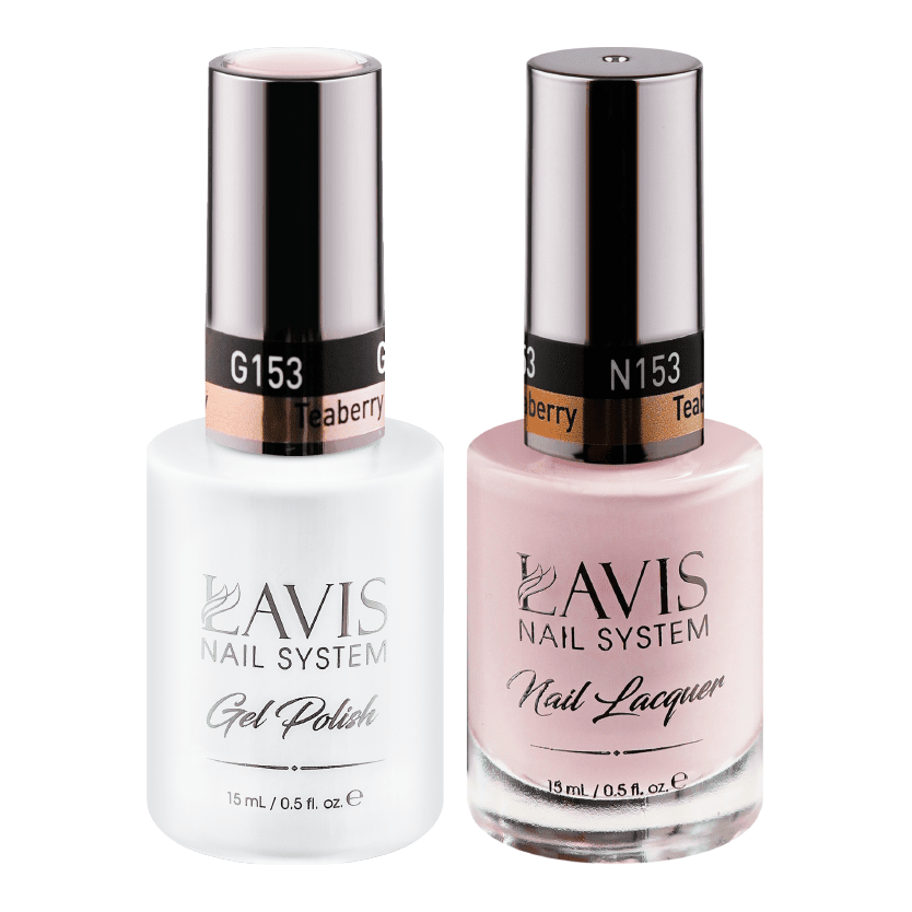 LAVIS Holiday Gift Bundle Set 5: 7 Gel & Lacquer, 1 Base Gel, 1 Top Gel - 117; 136; 153; 001; 135; 066; 140 - DTK Nail Supply