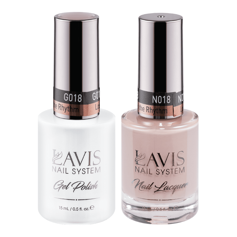 LAVIS Holiday Gift Bundle Set 6: 7 Gel & Lacquer, 1 Base Gel, 1 Top Gel - 124; 126; 122; 137; 018; 130; 075 - DTK Nail Supply