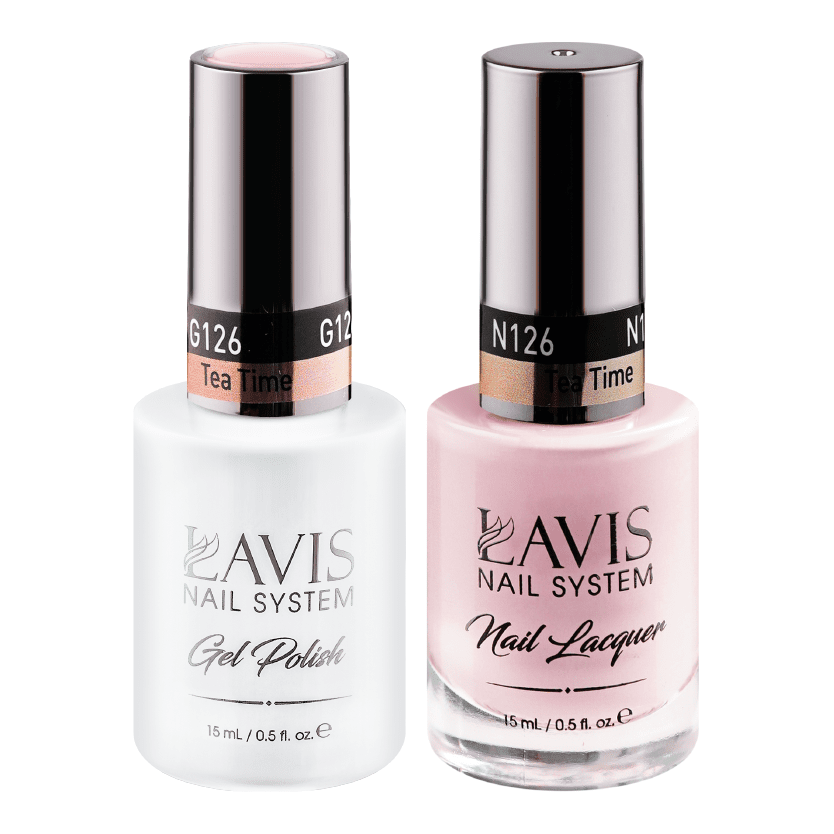 LAVIS Holiday Gift Bundle Set 6: 7 Gel & Lacquer, 1 Base Gel, 1 Top Gel - 124; 126; 122; 137; 018; 130; 075 - DTK Nail Supply