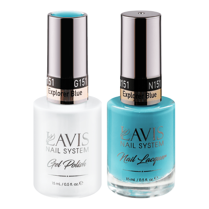 LAVIS Holiday Gift Bundle Set 9: 7 Gel & Lacquer, 1 Base Gel, 1 Top Gel - 154; 148; 177; 143; 151; 155; 133 - DTK Nail Supply