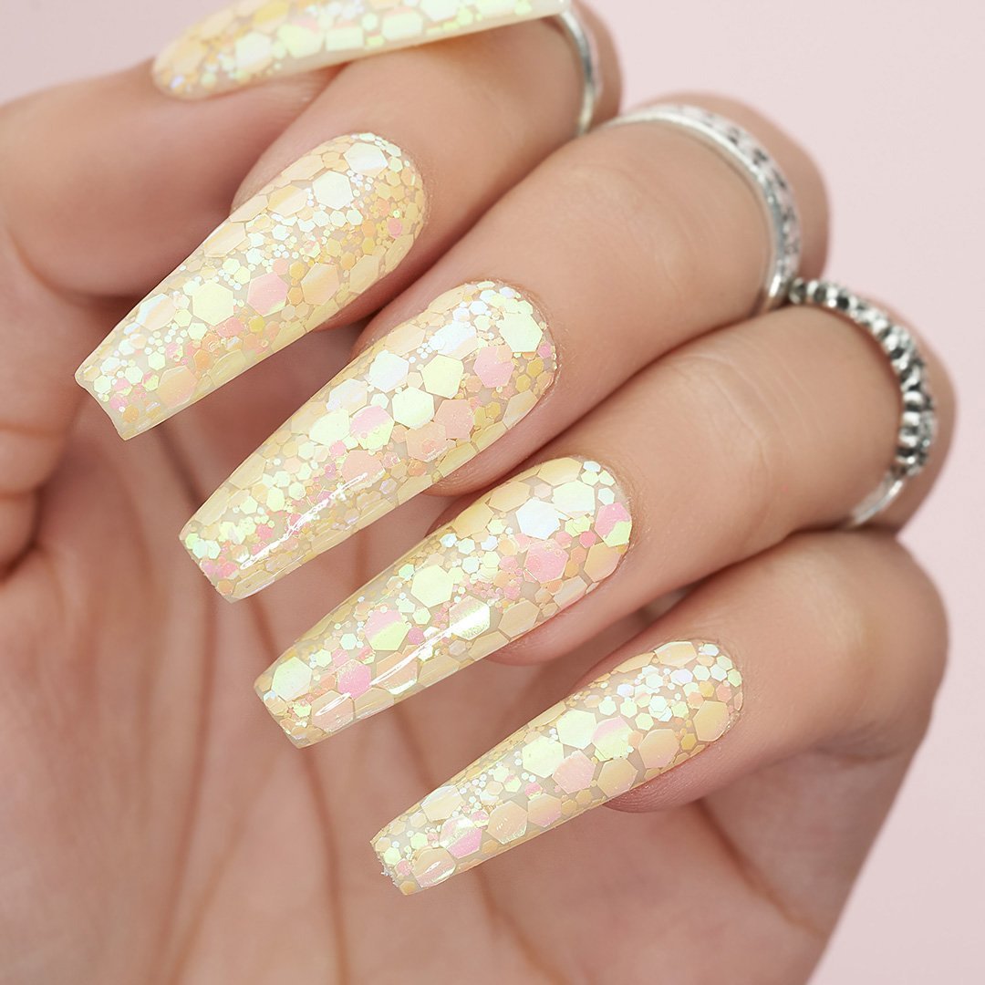 LAVIS Holographic Glitter CG13 - Acrylic & Dip Powder 1.5 oz - DTK Nail Supply