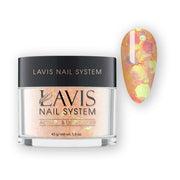 LAVIS Holographic Glitter CG17 - Acrylic & Dip Powder 1.5 oz - DTK Nail Supply
