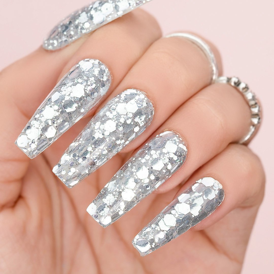 LAVIS Holographic Glitter CG19 - Acrylic & Dip Powder 1.5 oz - DTK Nail Supply