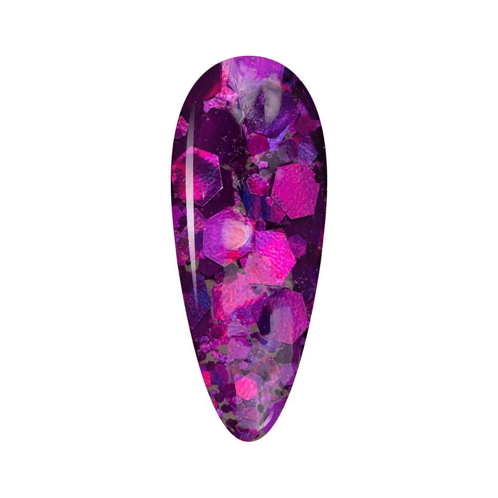 LAVIS Holographic Glitter CG20 - Acrylic & Dip Powder 1.5 oz - DTK Nail Supply