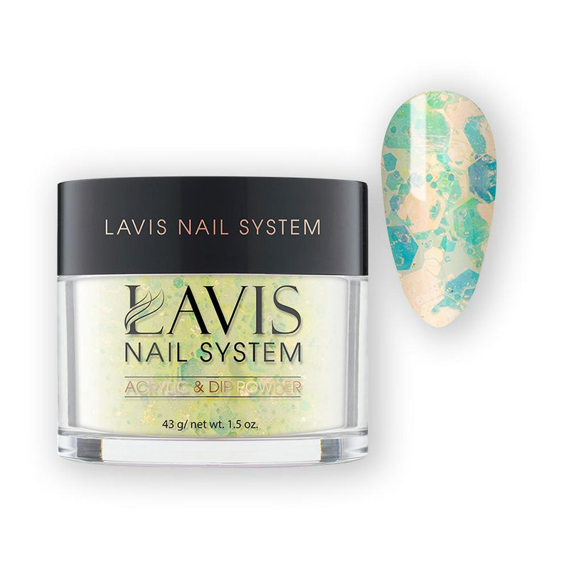 LAVIS Holographic Glitter GL03 - Acrylic & Dip Powder 1.5 oz - DTK Nail Supply