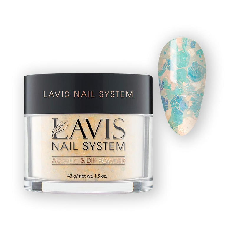 LAVIS Holographic Glitter GL05 - Acrylic & Dip Powder 1.5 oz - DTK Nail Supply