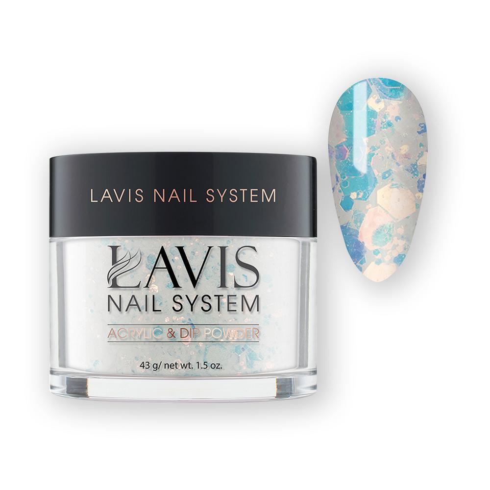 LAVIS Holographic Glitter GL06 - Acrylic & Dip Powder 1.5 oz - DTK Nail Supply