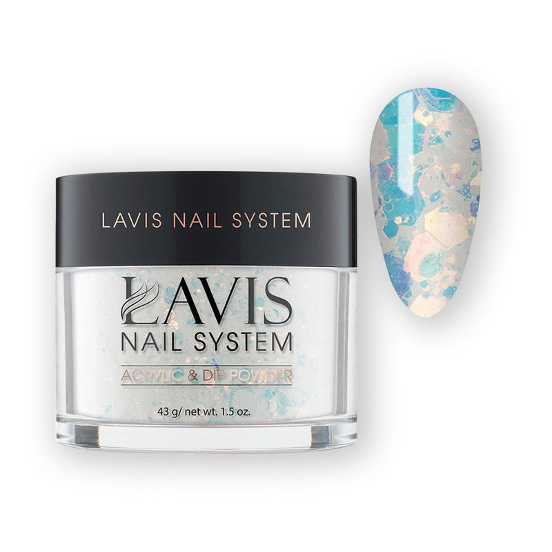 LAVIS Holographic Glitter GL06 - Acrylic & Dip Powder 1.5 oz - DTK Nail Supply