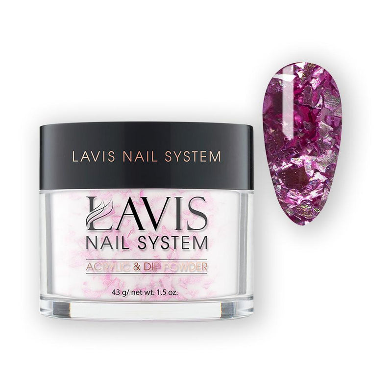 LAVIS Irregular Flakes Glitter IG21 - Acrylic & Dip Powder 1.5 oz - DTK Nail Supply