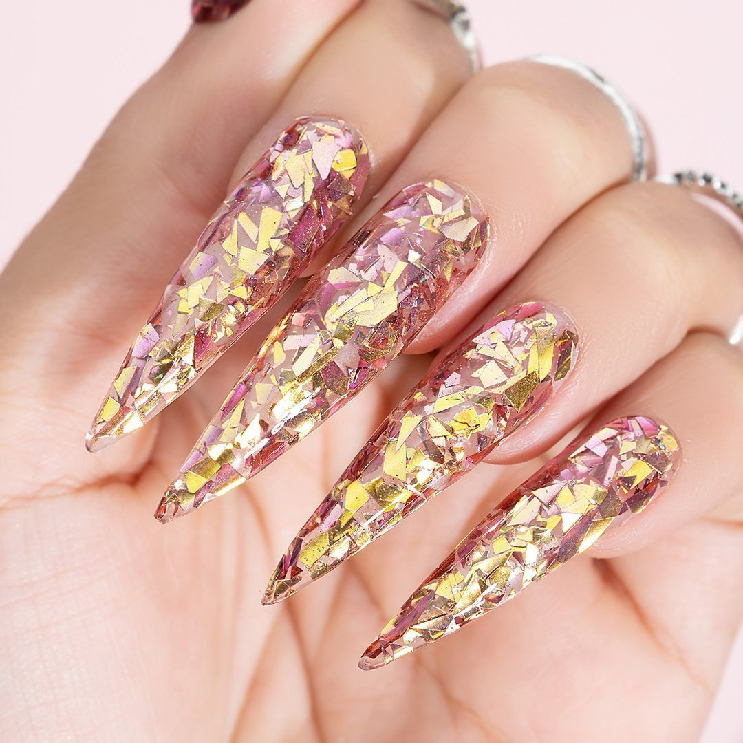 LAVIS Irregular Flakes Glitter IG22 - Acrylic & Dip Powder 1.5 oz - DTK Nail Supply