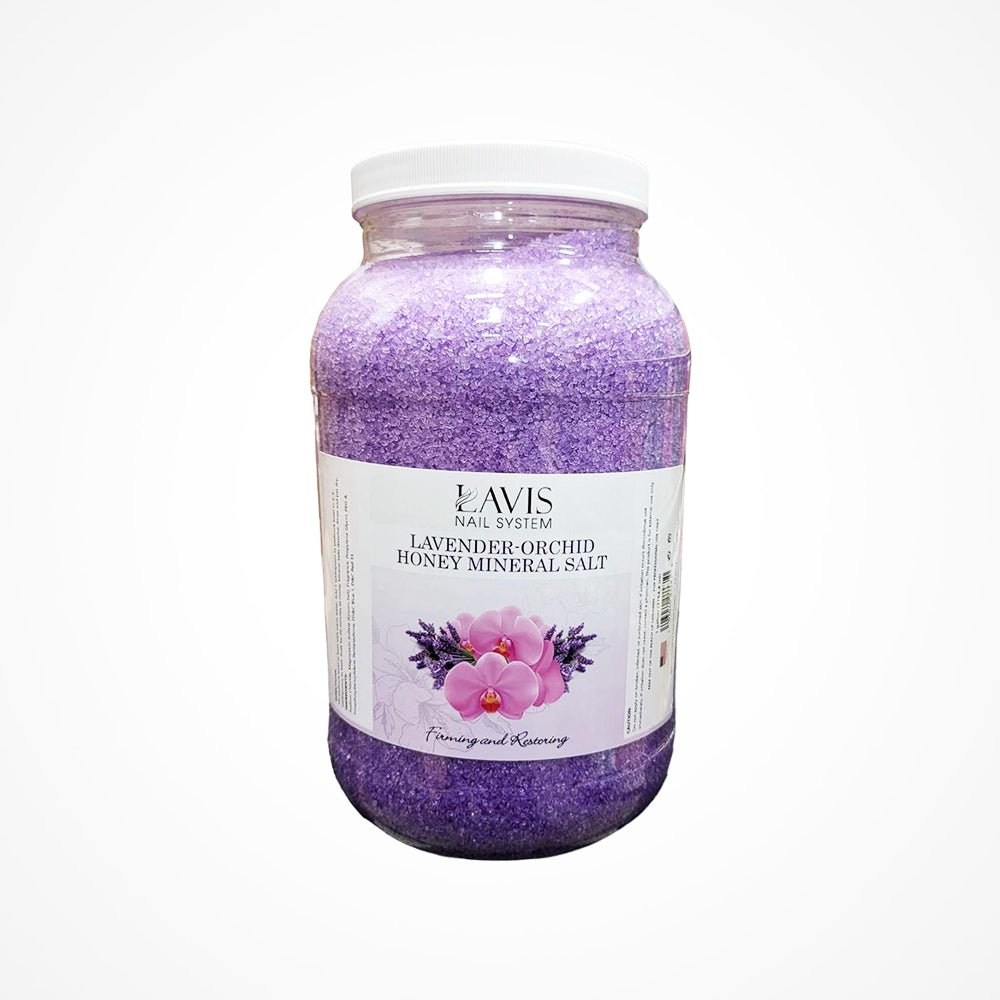 LAVIS - Lavender Orchid Honey Mineral Salt - 1Gallon - DTK Nail Supply