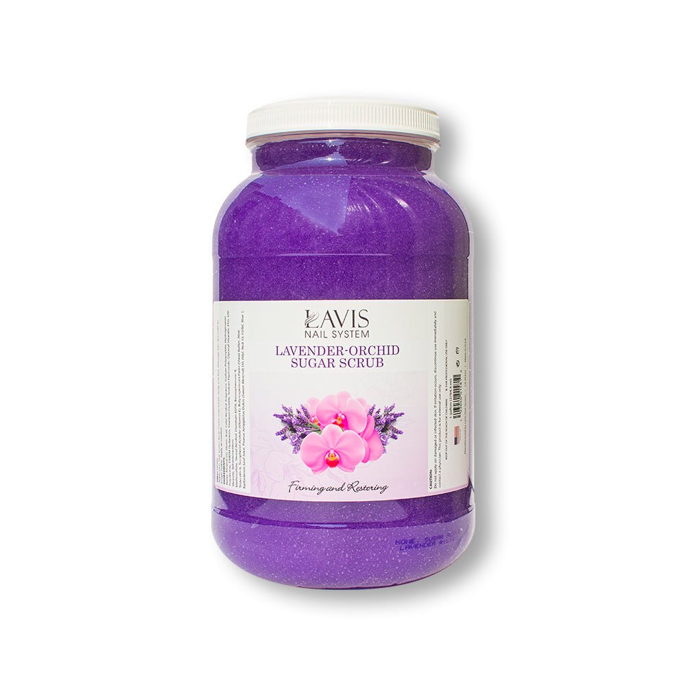 LAVIS - Lavender Orchid - Sugar Scrub for Pedicure - 1Gallon - DTK Nail Supply