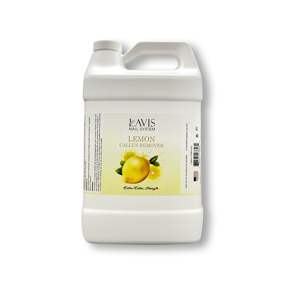 LAVIS - Lemon - Callus Remover - 1 gallon - DTK Nail Supply