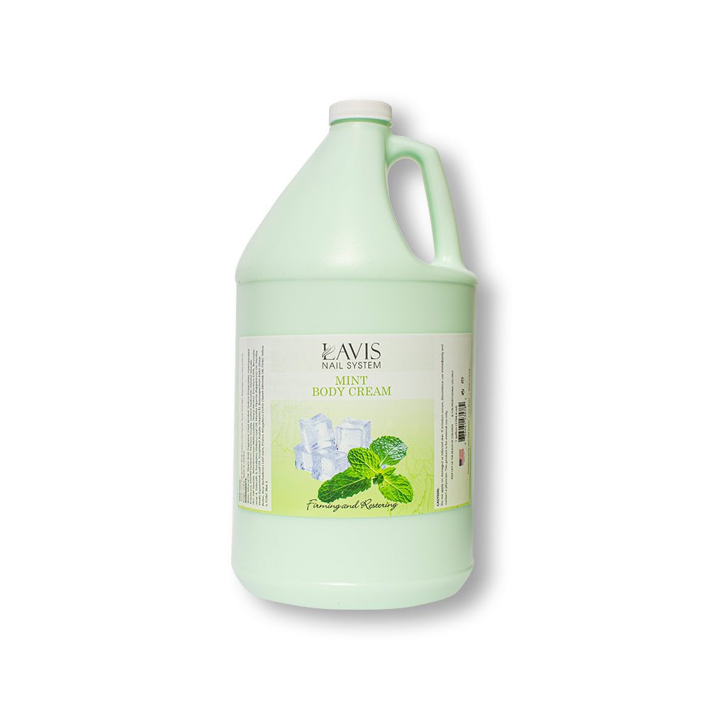 LAVIS - Mint - Body Cream - 1 gallon - DTK Nail Supply
