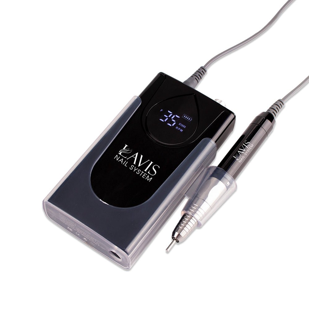 LAVIS Nail Drill - Black - DTK Nail Supply