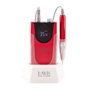 LAVIS Nail Drill - Red - DTK Nail Supply