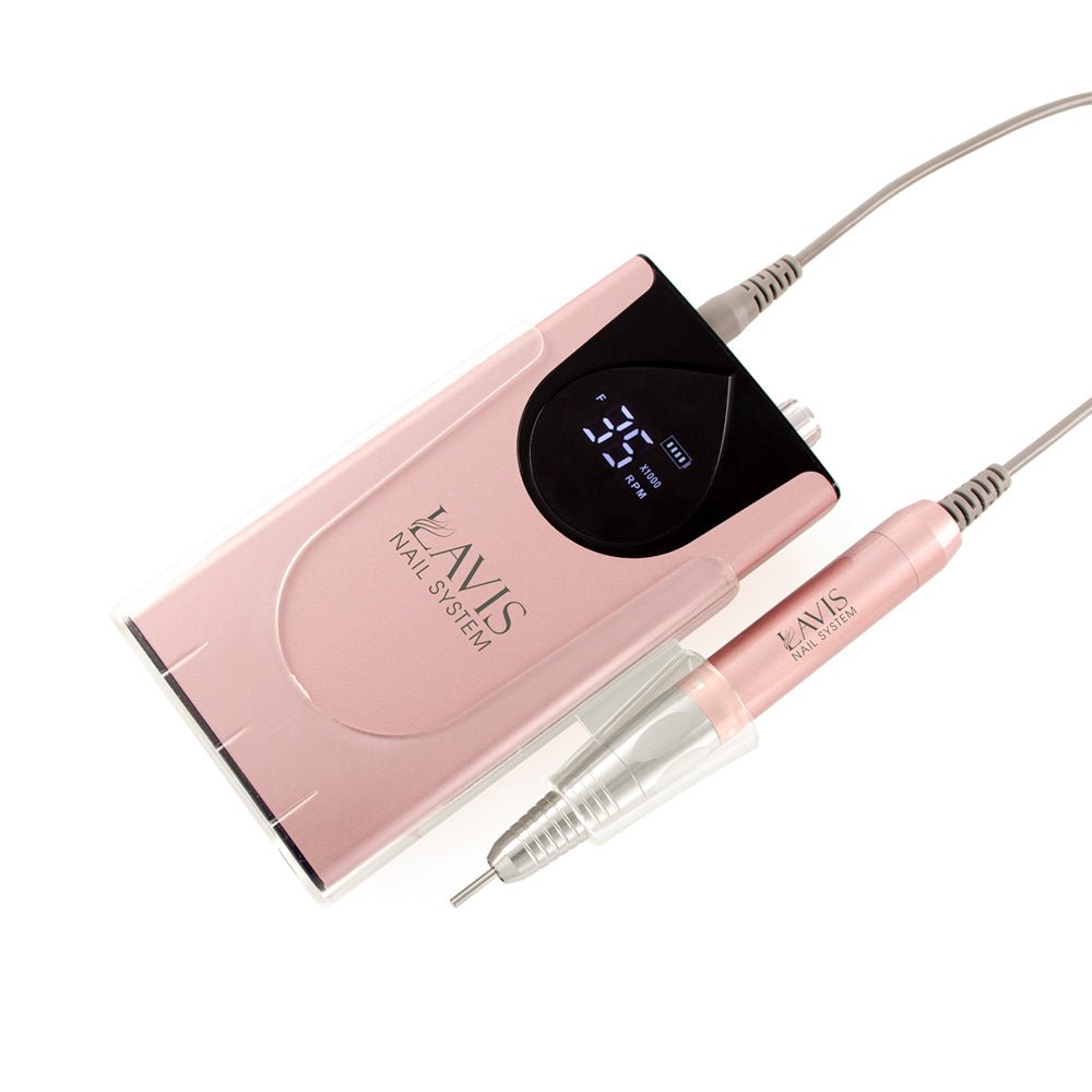 LAVIS Nail Drill - Rose Gold - DTK Nail Supply